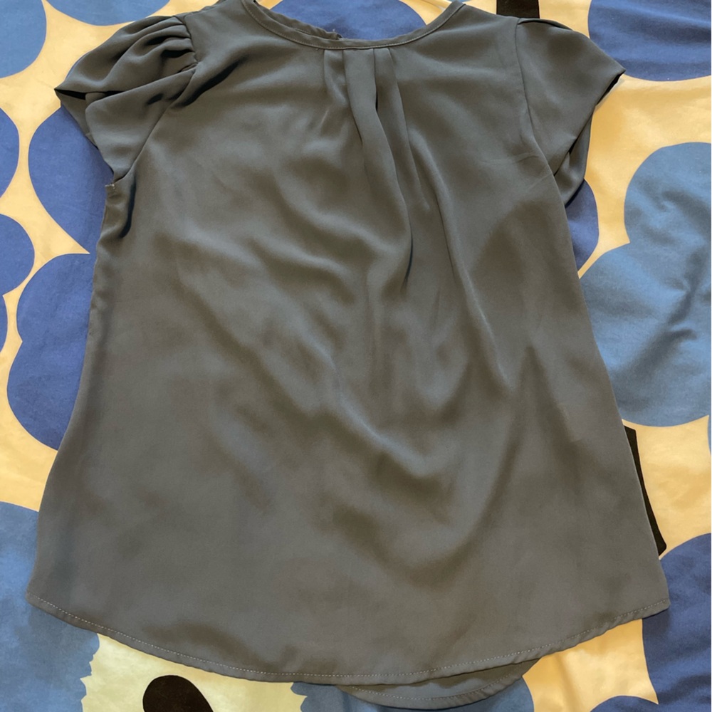 Light blue blouse